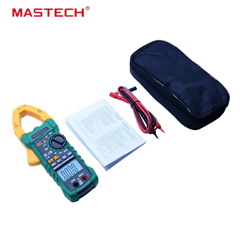 MASTECH цифровой клещи MS2115A AC/DC 1000A Автоматический диапазон клещи мультиметр клещи измеритель тока тестер 6000 отсчетов