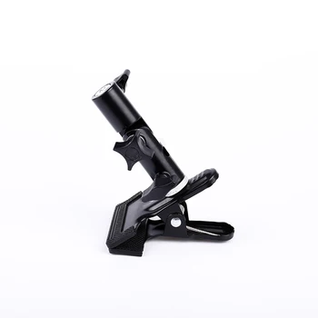 

photography accessories multi-function Strong Big Clip & E quipment Flash Hot Shoe Holderfor 1/4 screw light stand head CD15