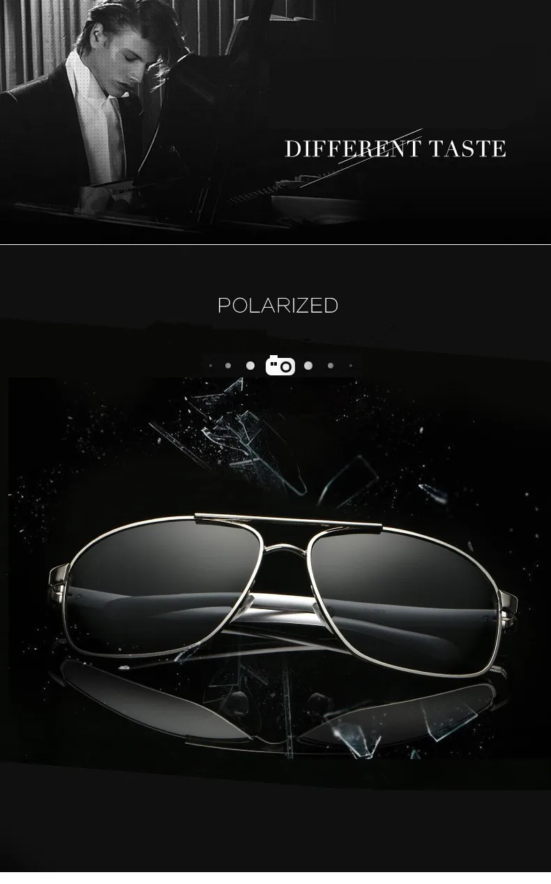 High Quality Classic Polarized Sunglasses Men Brand Designer 2017 Driving Sun Glasses For Men Male Integrated Eyewear Sunglasses (1)