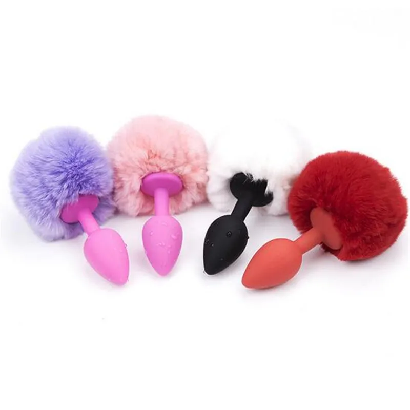 Новинка 3 шт. сексуальный милый плюшевый шар Анальная пробка хвост БДСМ игрушки