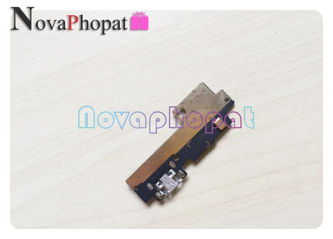 Novaphopat порт зарядного устройства для zte Blade V7 порт для зарядной USB док-станции передачи данных соединитель гибкий кабель для платы микрофон