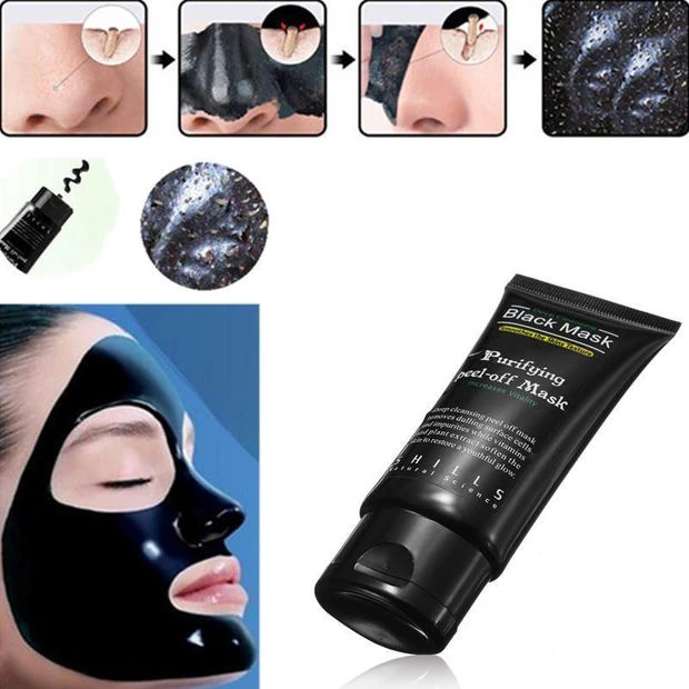 Value Pack Deep Cleansing Blackhead Removing Skin Purifying Face Peel Black Mask (1)