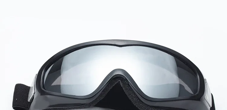 Лыжные очки однослойные ветрозащитные лыжные очки для спорта на открытом воздухе УФ-Защита Анти-шок ветер пыль красочные прозрачные очки