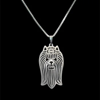 

Yorkshire Terrier Pendant Necklace Hunger Games Jewelry Women Best Friend Choker 10pcs/lot