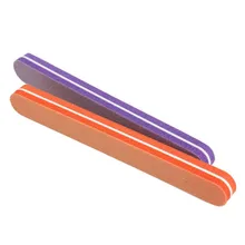 

2pcs Colorful Nail File Buffer 100/180 Double Side Sanding Buffing Thick Sponge Nail Files Manicure Lime A Ongle Nail Art Tools