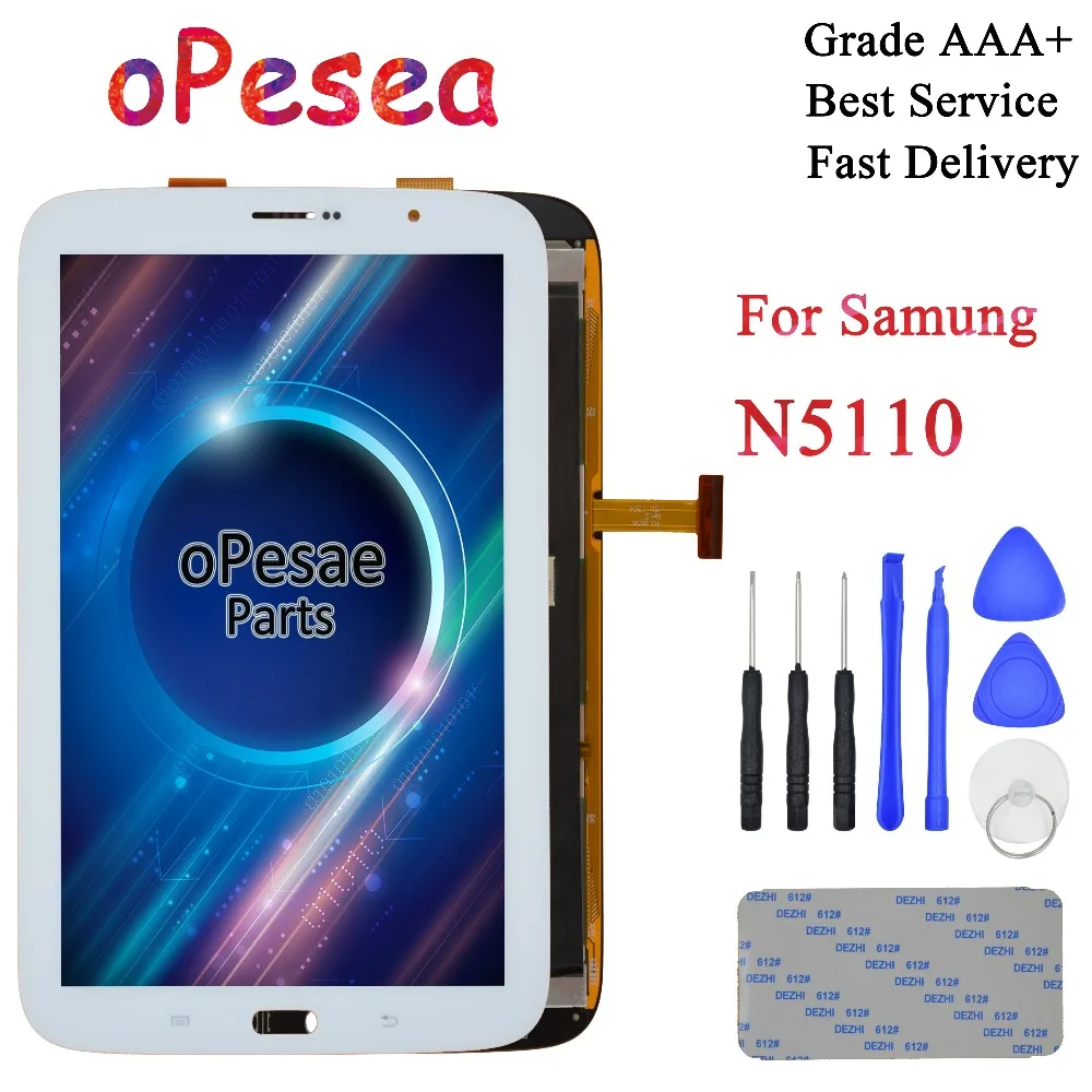 

oPesea For Samsung Galaxy Note 8 GT- N5100 N5110 Full Touch Screen Digitizer With LCD Display Panel Glass Assembly Replacement
