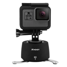 Professional 360 Degrees Time Lapse Head Dslr Rotator Tripod head for Gopro Hero 5 3 4 Session Yi 4k SJCAM Camera For Phone