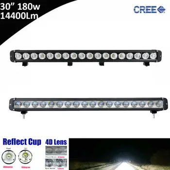 

1pcs 180W 30inch 30" Super Bright Single Row Straight LED Light Bar for Offroad 4*4 SUV ATV Tractor 12V 24V Pickup UTV Truck