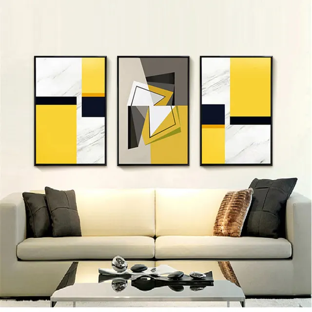 yellow ornaments