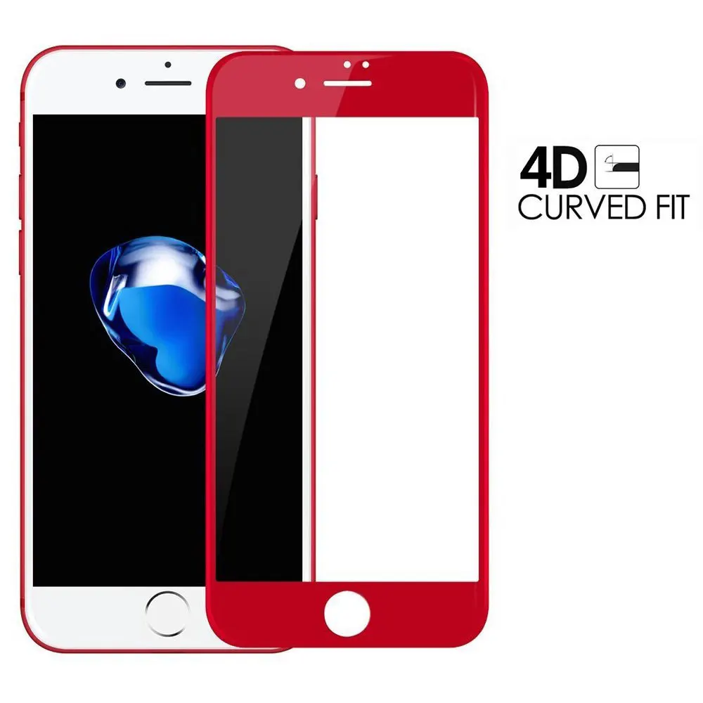 NYFundas для Apple iPhone 7 Plus 8 6 6S X протектор экрана из закаленного стекла полное покрытие