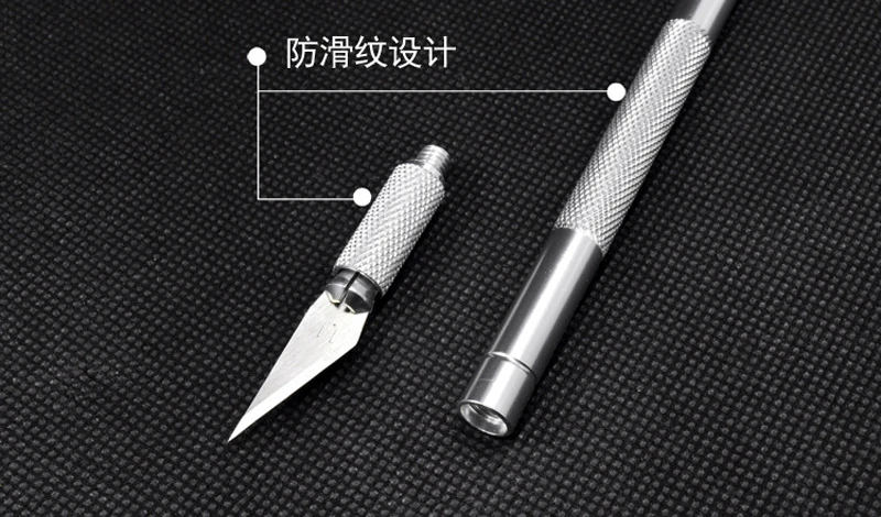 DIY Carving Knife Polymer Clay Crafts Carving Pottery Ceramics Sculpting Tool Wooden Leathercraft Paper Knife 6 Blades