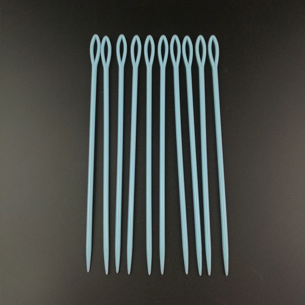 

10Pcs 15cm Large Eye Sewing Needles Wool Sewing Embroidery Tapestry Darning Needle Stitchery Plastic Needles