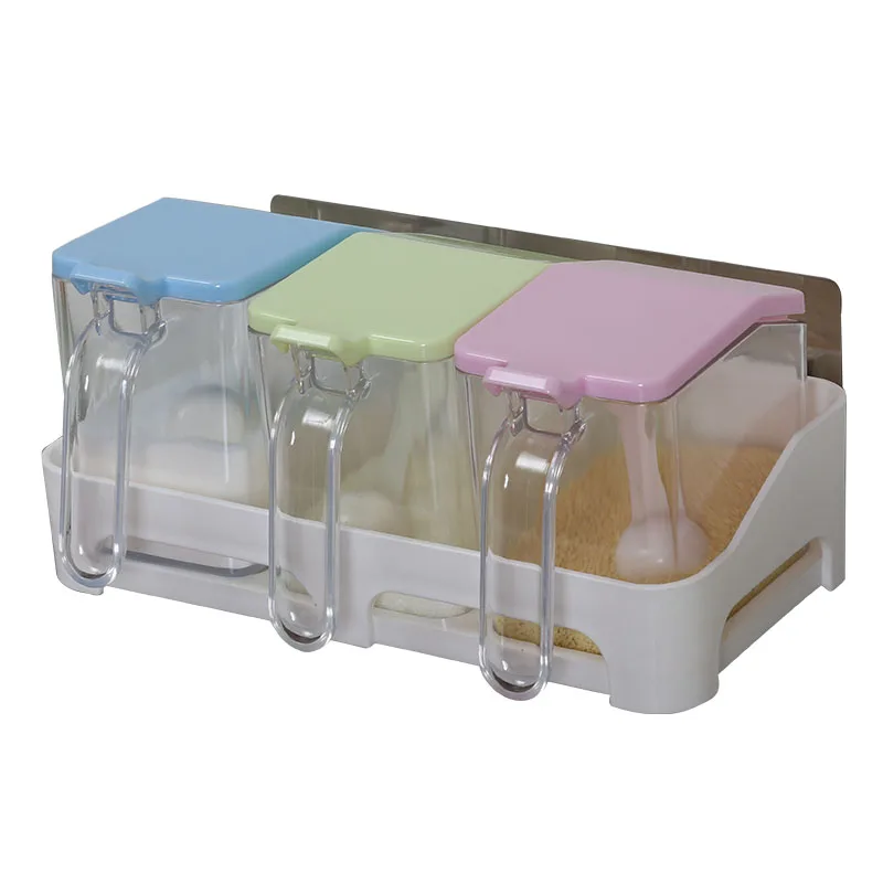 spice Box Kitchen Condiment Box PC Spices Storage Boxes 3Piece/Set 5059