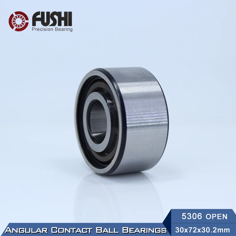 5306 OPEN Bearing 30 x 72 x 30.2 mm ( 1 PC ) Axial Double Row Angular ...