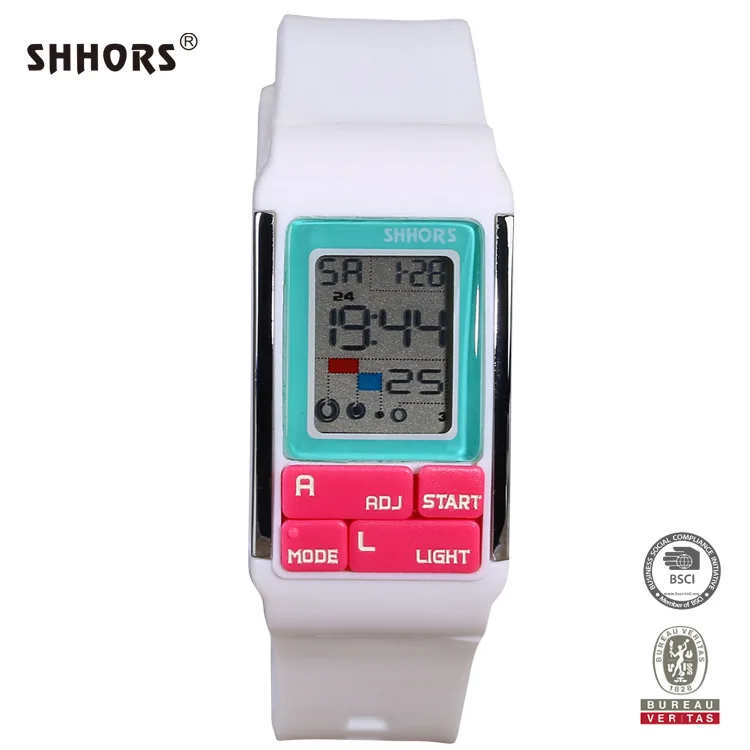 

SHHORS Brand Electronic Kids Watch Sport Children Digital Watch Silicone Band LCD Wristwatch Waterproof Alarm Clock Kid Gifts