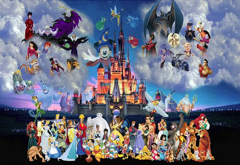 

New sale 5d diy diamond painting cross stitch "Mickey Mouse cartoon castle" icon mosaic embroidery children's room decoration