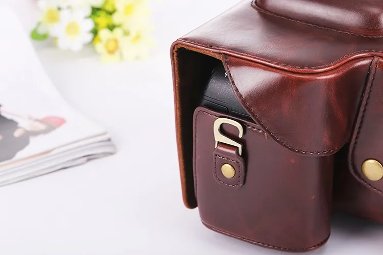 New Retro Vintage PU Leather Camera case For Nikon D3100 D3200 D3300 cover pouch bag Fit 18-55mm 18-105mm Lens