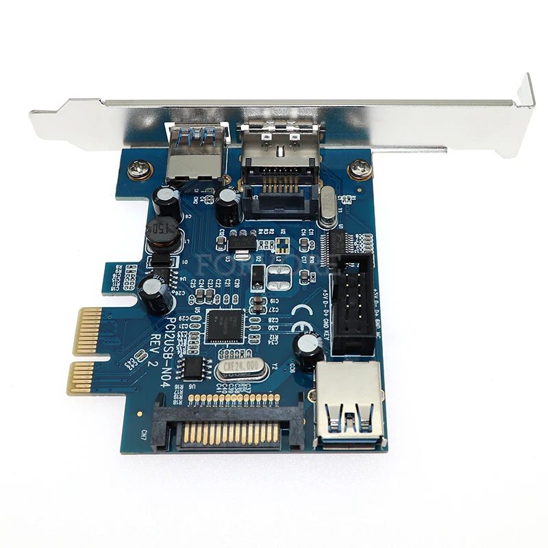 PCI express PCI-e для Мощность eSATA+ USB3.0+ 9pin USB2.0 адаптер конвертер карта с жесткими дисками SATA Мощность разъем
