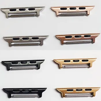 

Adapter for Apple Watch Series 4 5 Connector 44mm 40mm Quick Release Seamless Metal Watch Band Linker iWatch Strap Adapters