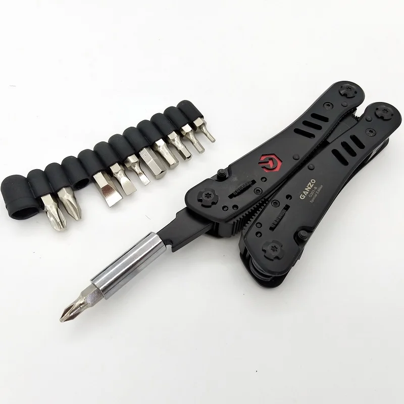 Acampamento ao ar Faca de Sobrevivência Ganzo Multitool Livre Pesca Caminhadas Alicate Dobrável Ferramentas Edc Multifuncional Chave Fenda G301b 16 ferramentas edc alicate multifuncional chave fenda