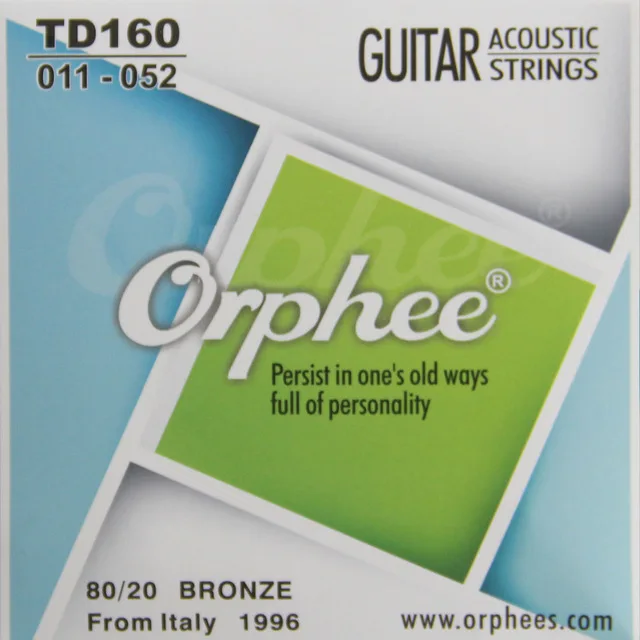 

Orphee TD160 acoustic guitar string Normal light guitar Strings 80/20 bronze String copper strings 6pcs/set