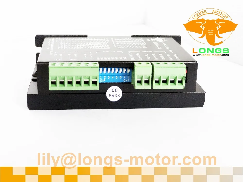 Новинка! Nema23/34 микрошаговый двигатель DM545A, пик 4.5A, DC+ 20~+ 50 в, 128MICSTEPS CNC мельница LONGS мотор