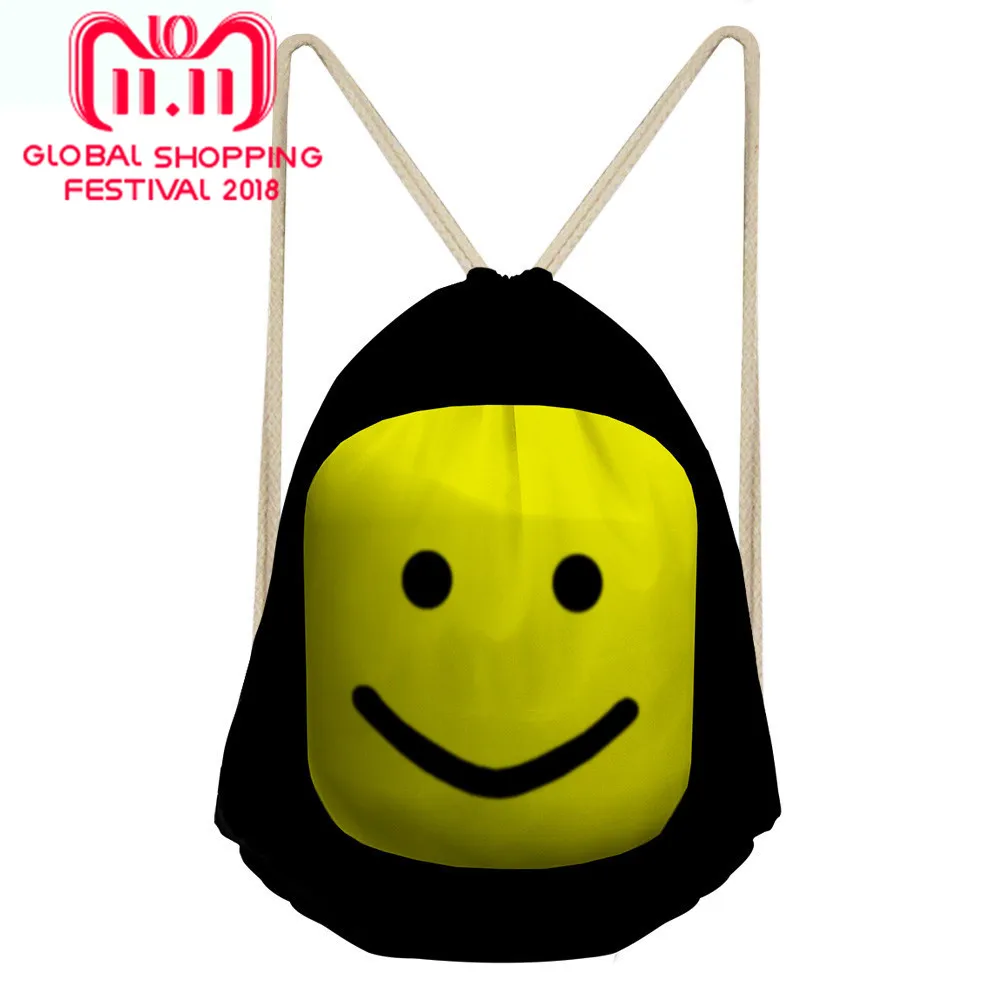 

Fashion Roblox Games Printing School Small Women Drawstring Bags Men Travel Rucksack Bag Cute Boys School Girls Sports Bag