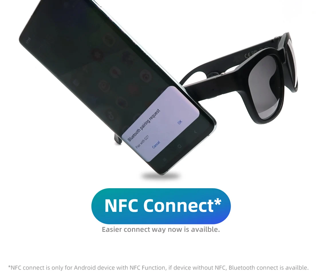 SITU трендовый продукт Мужские квадратные костные проводящие солнцезащитные очки поляризованные женские аудио Bluetooth Geek солнцезащитные очки G2