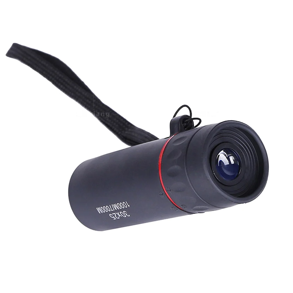 HD 30x25 أحادي العين تلسكوب مناظير للرؤية الليلية التكبير التركيز الأخضر فيلم Binoculo البصرية الصيد السياحة نطاق SES0050