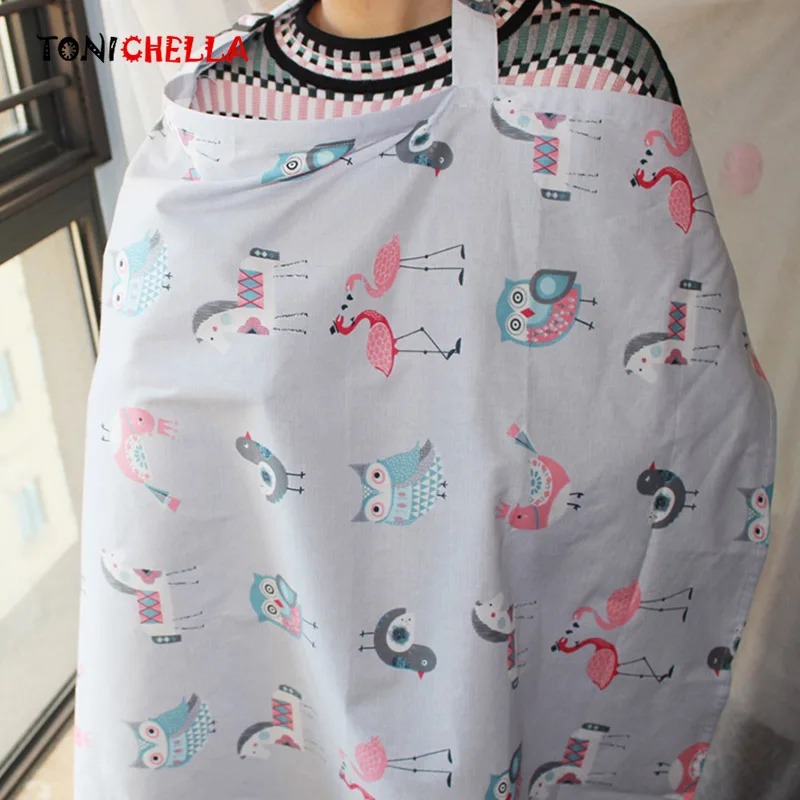 Baby Breastfeeding Cover Infant Breathable Cotton Nursing Breast