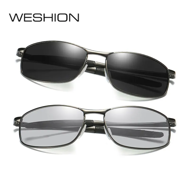 

WESHION Photochromic Sunglasses Men Polarized 2018 Small Vintage Driving Goggles Man Day Night Sun Glasses Gafas De Sol Mujer