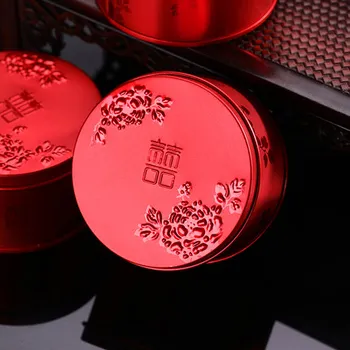 

20PCS Chinese style wedding candy box, tin candy box, round tin box, wedding gift package free shipping