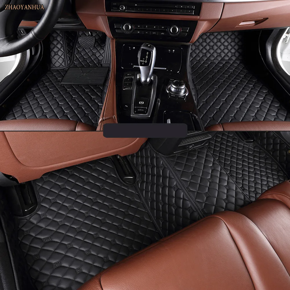 

ZHAOYANHUA car floor mats made for Honda Crosstour CRV CR-V HRV Vezel CRV CR-V Accord car styling carpet foot case rugs liners