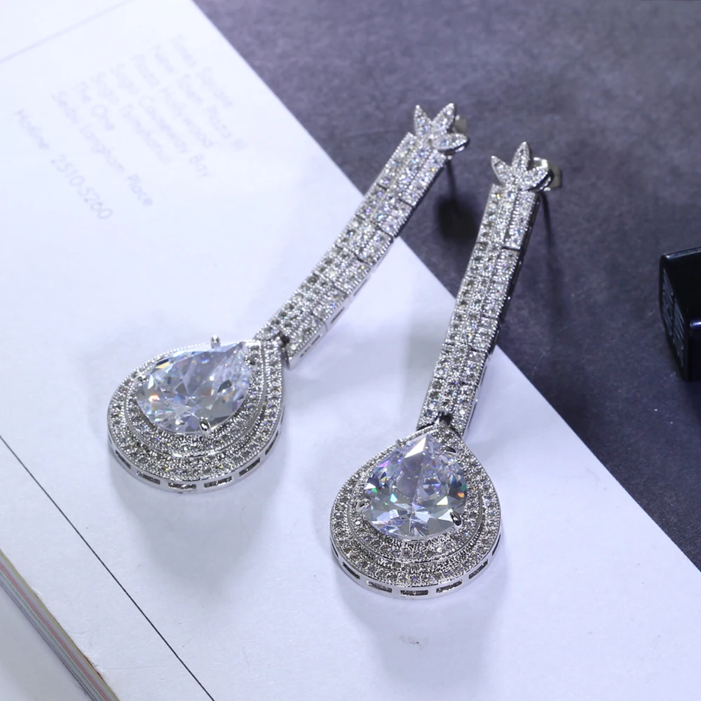 big water drop stone earrings (15)