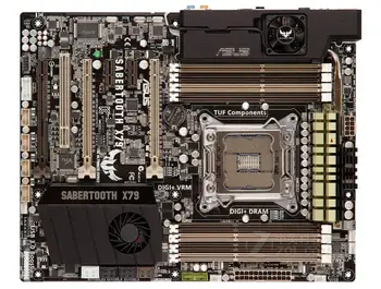 

SABERTOOTH X79 saber tooth tiger motherboard LGA2011 support E5-2680 V2 ATX motherboard used original