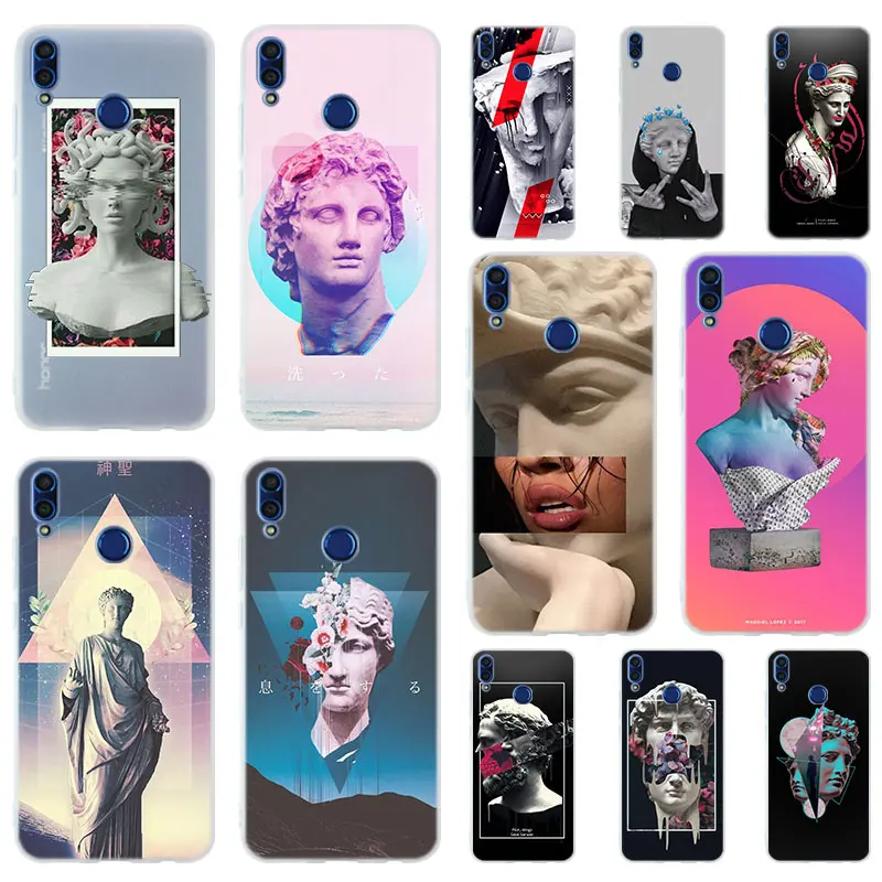 

Aesthetics Yellow oil painting Camila Cabello Lips Plaster Case For Huawei Honor 20i 10i 9 Lite 6X 7X 8X Max 7A 8 8C V20 PLAY 9i