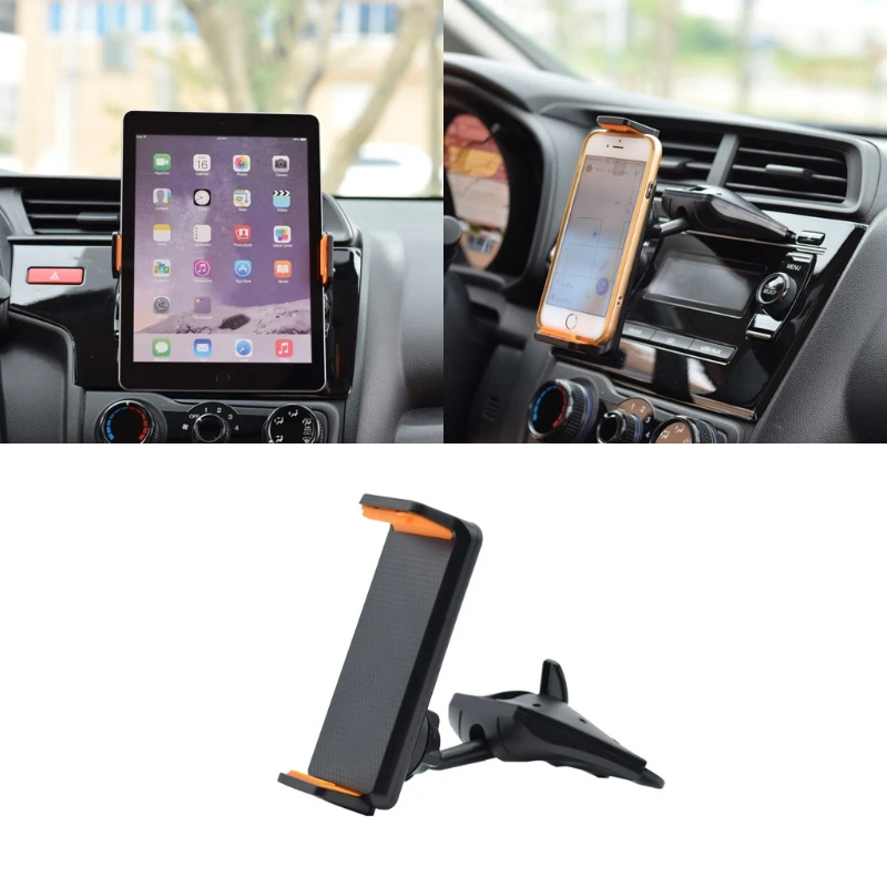 

Universal 360 Degree Rotation Car CD Slot Mount GPS Phone Tablet Holder Stand