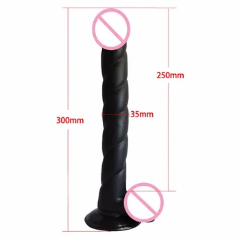 Long realistic dildo strapon harness panties lesbian strap on suction cup dildo soft penis strapless dildos for women sex toys 6