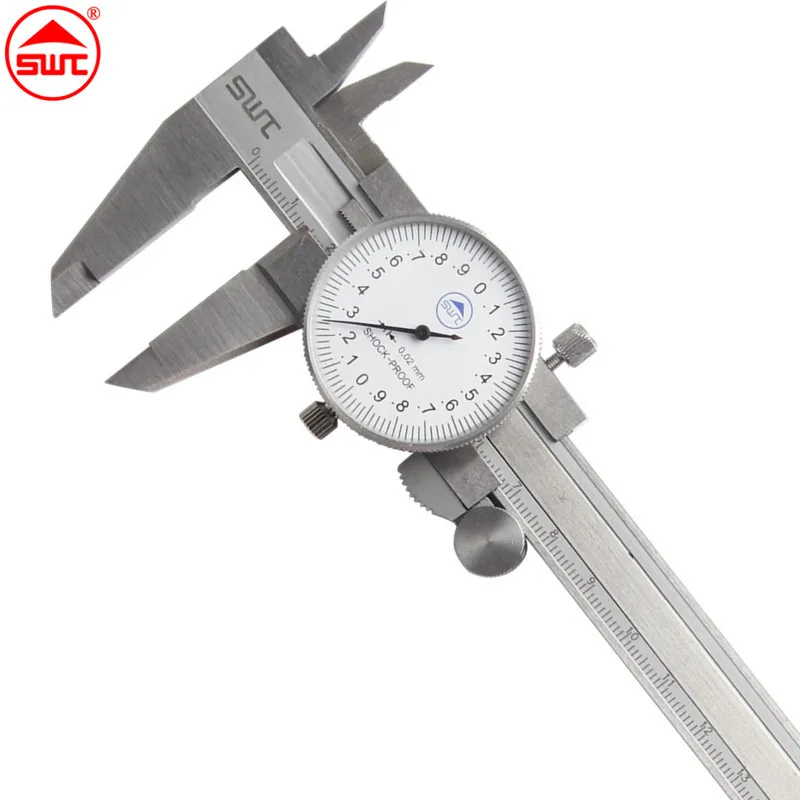 comprar Discar Paquímetro 0 150mm Shock Proof Dial Calibre 0.02 de Aço Inoxidável Ferramentas De Medição
