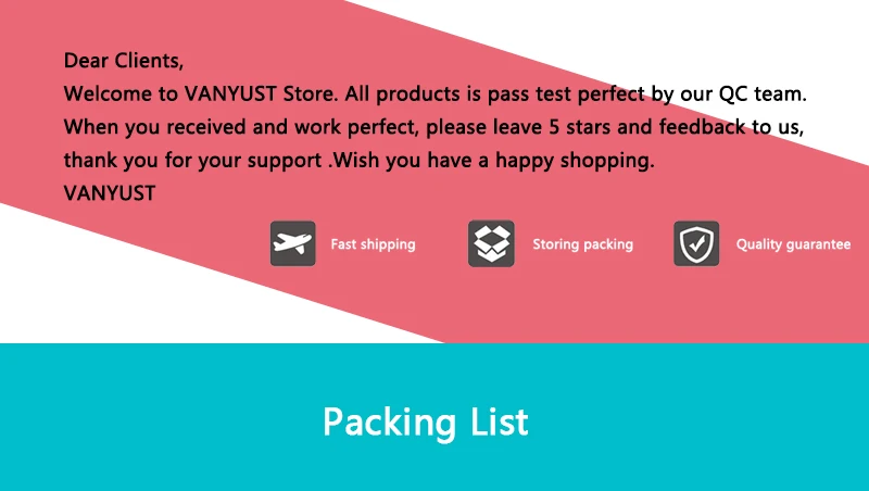 +Packing list()