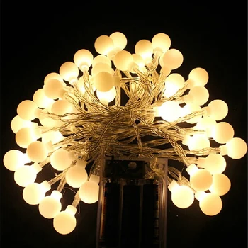 

10M 80 LED Ball Decoration String Lights Battery Operated Globe Christmas and Halloween String Lights for holiday,Party,Wedding