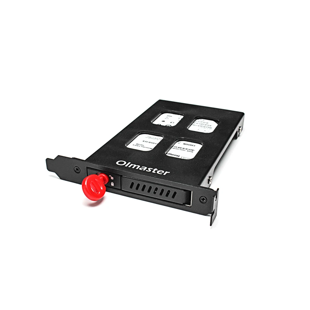 OImaster 2 5 дюймовый жесткий дисковый отсек PCI металлический замок SATA диск/SSD для