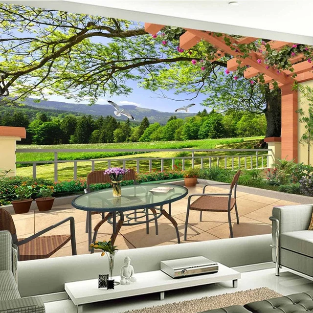 customized mural countryside scenery trees bedroom living room customized mural countryside scenery trees bedroom living room