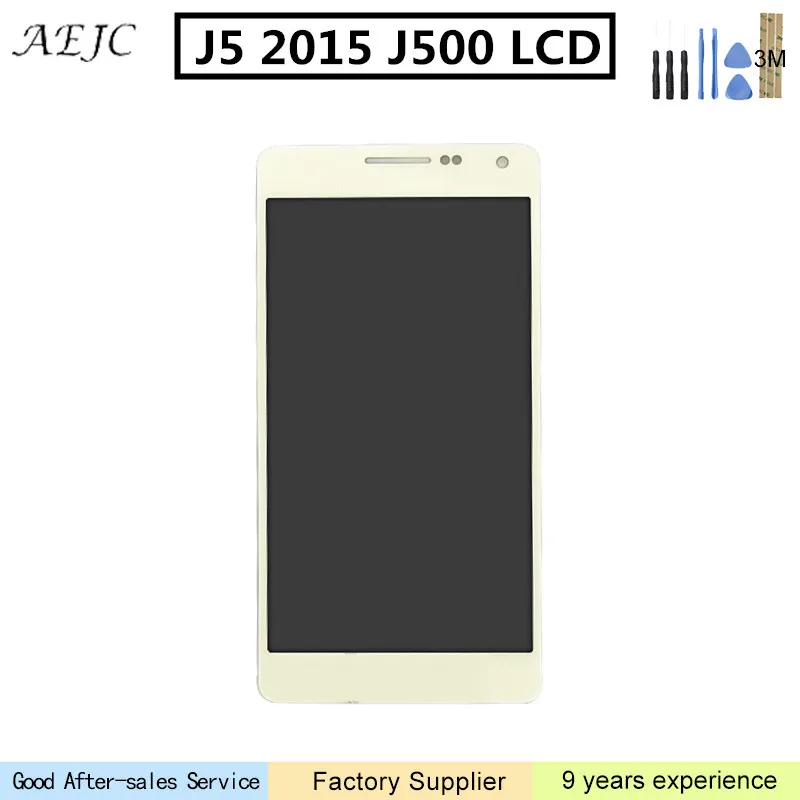 

Super Amoled For Samsung J5 2015 J500F J500FN J500M J500H J500G J500Y LCD Display Touch Screen Digitizer Assembly J500 Screen 5