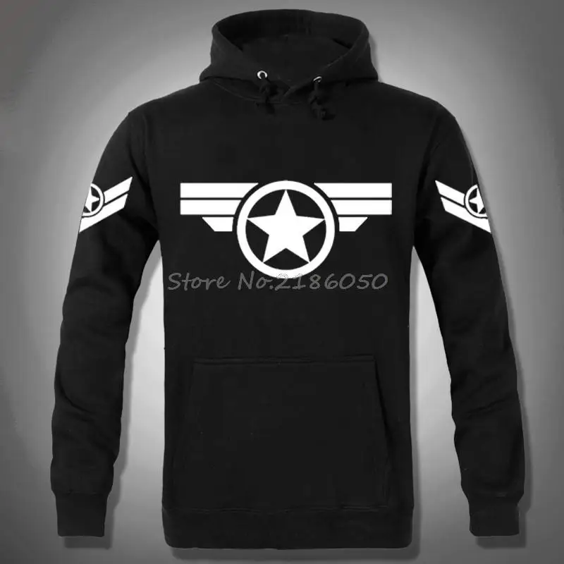 

New Captain America Civil Hoody Pullover Sweatshirt Marvel Comics Hoodies Men Sweatshirts Long Sleeve Clothes Coat