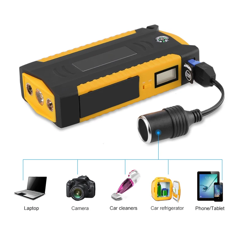 600A 82800mAH Car Battery Booster Starting Device Power Bank Jump Starter Emergency Charger 12v Auto Battery Booster 600A 82800mAH Car Battery Booster Starting Device Power Bank Jump Starter Emergency Charger 12v Auto Battery Booster
