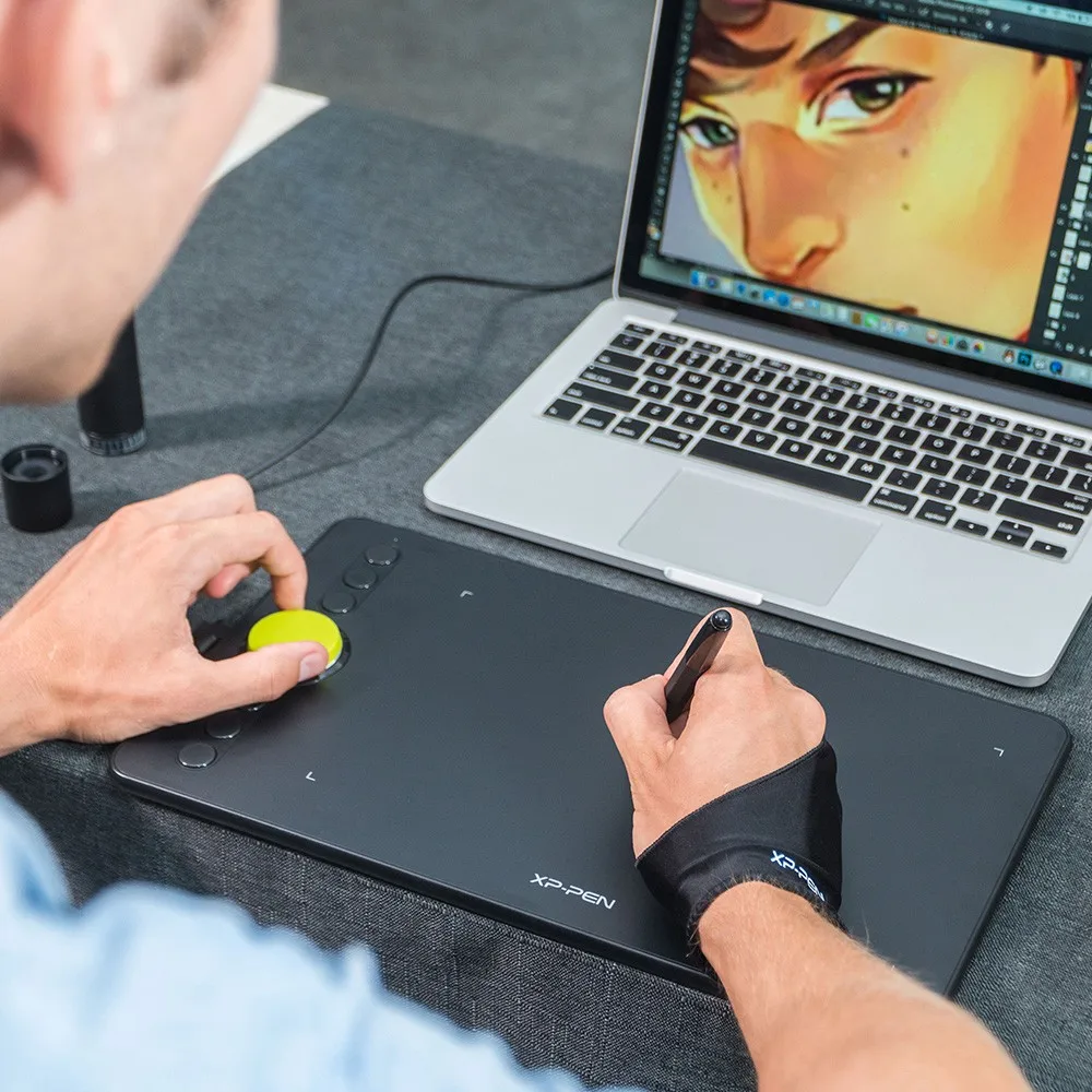 XP-Pen Deco 02 Graphics drawing Tablet Pen Tablet with P06 Battery-free Passive Stylus and shortcut keys (8192 levels pressure) (3)