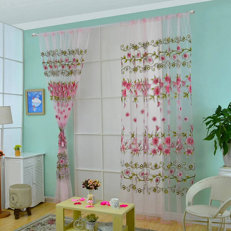 Vergelijk prijzen op pink cafe curtains online winkelen / kopen ... Roze woonkamer gordijnen