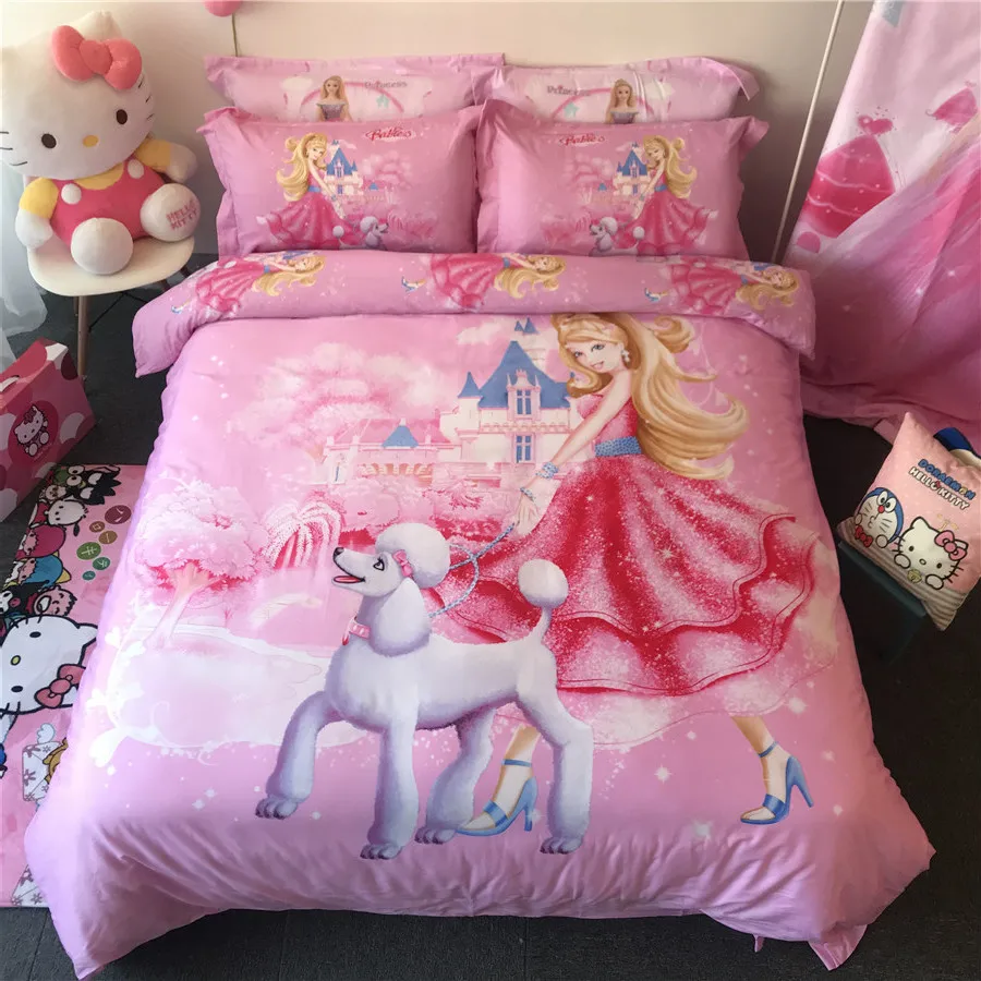 Disney Cotton Fairy Princess Brushed Cotton Bedding Set Duvet