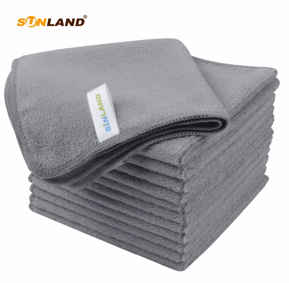 Sinland Microfiber Dish Cloth Home Kitchen Towel Cleaning Cloth Wiping